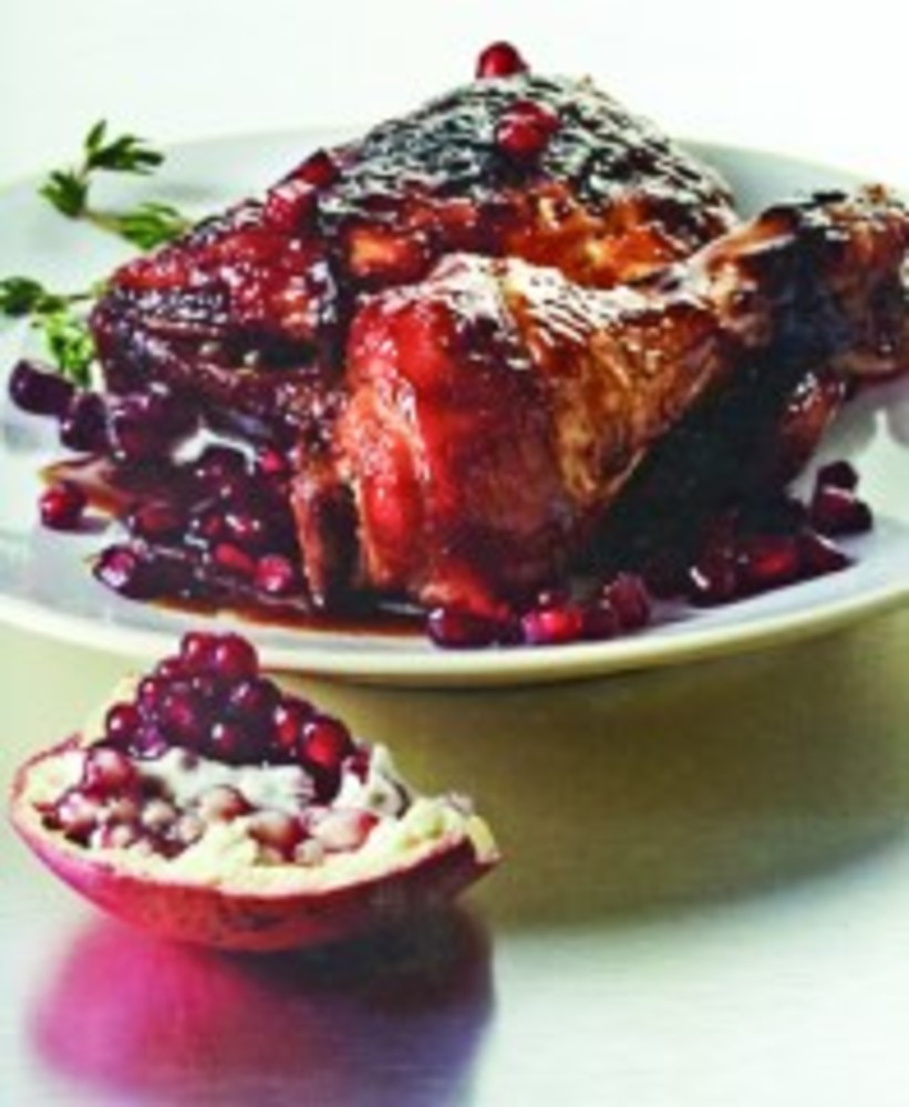 Pomegranate-honey chicken /Kosher by Design Cooking Coach